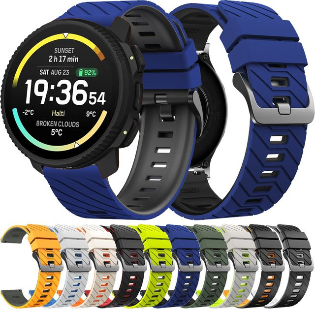 Suunto Uhrenarmband Silikon, zweifarbig, 22 mm - Bild 1