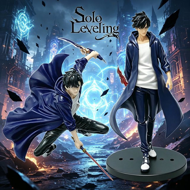 Bandai Solo Leveling Sung Jinwoo Actionfigur, Einzelfigur, Kunststoff - Bild 1