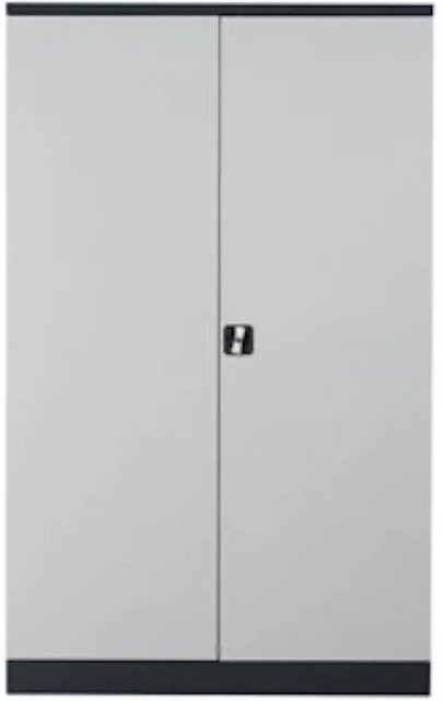PROREGAL Stahlschrank Bee mit 4 Fachböden und Scharniertüren in Anthrazit-Grau, H x B x T: 195 x 92 x 50 cm - Bild 1
