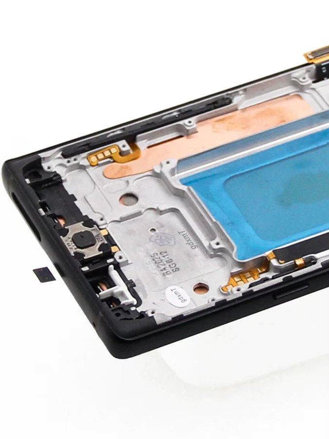 Samsung Galaxy Note 9 Ersatzdisplay mit Rahmen als TFT LCD Touchscreen Digitizer für N9600 N960F in Schwarz oder Pink - Bild 4
