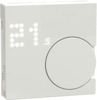 Merten Wiser Raumthermostat MEG5779-0319 mit Display und App-Steuerung in Weiß - Bild 1