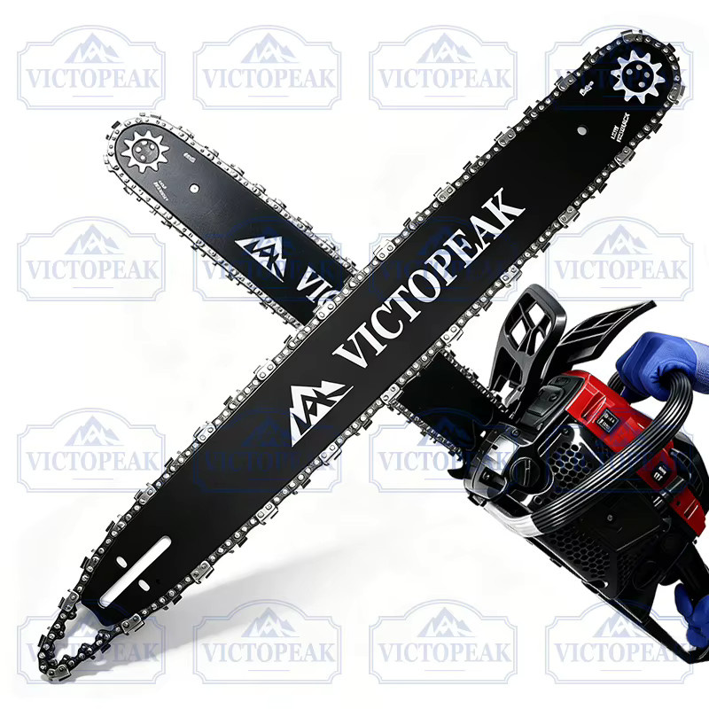 Victopeak Kettensägenkette und Führungsschwert Set, 22 Zoll, Schwarz, Teilung 22 Zoll, Antrieb 0,325 Zoll, Treibglied 0,058 Zoll - Bild 4