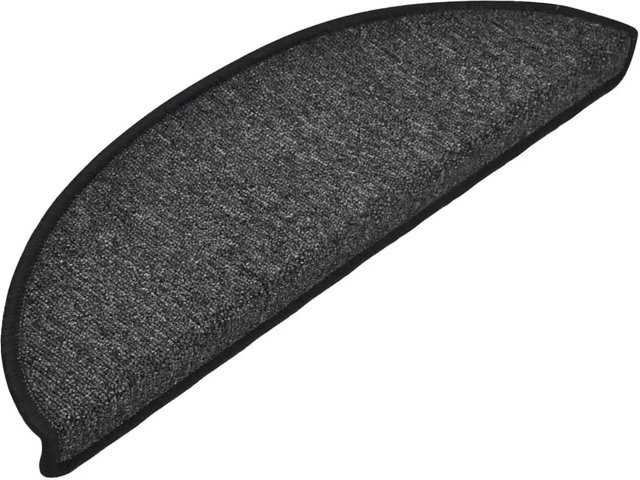 vidaXL Stufenmatten 10er Set Anthrazit, selbstklebend und rutschfest, B/T/H: 56 x 17 x 3,5 cm - Bild 1