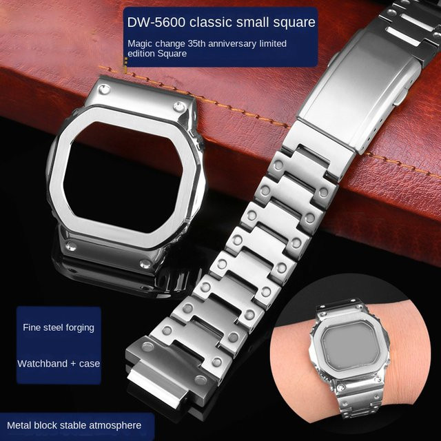 Casio Uhrenarmband und Metallgehäuse, Edelstahl, Unisex - Bild 1