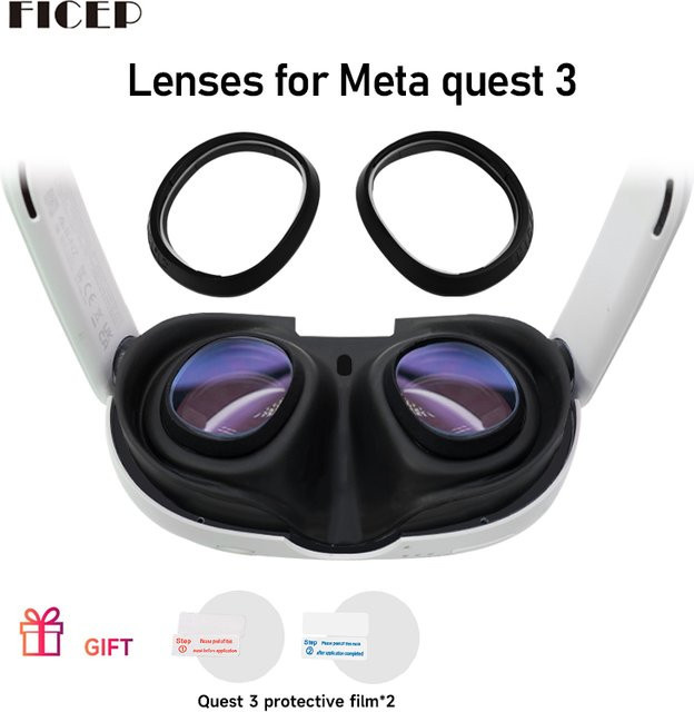 Fizeps Anti Blue Myopia Linse für Meta Quest 3, Black - Bild 1