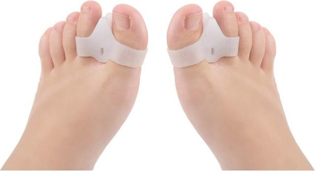 Binchi Health Electronics Gel-Zehentrenner Hallux-Valgus-Korrektor, Silikon, beige - Bild 1