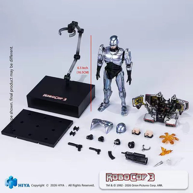 HIYA RoboCop 3 Actionfigur, 1/12, 16,5cm, artikuliert - Bild 1