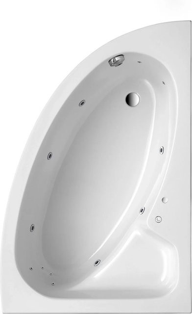 Ottofond Whirlpool Salinas Komfort Rechts Weiß B: 150 cm, T: 97 cm - Bild 1