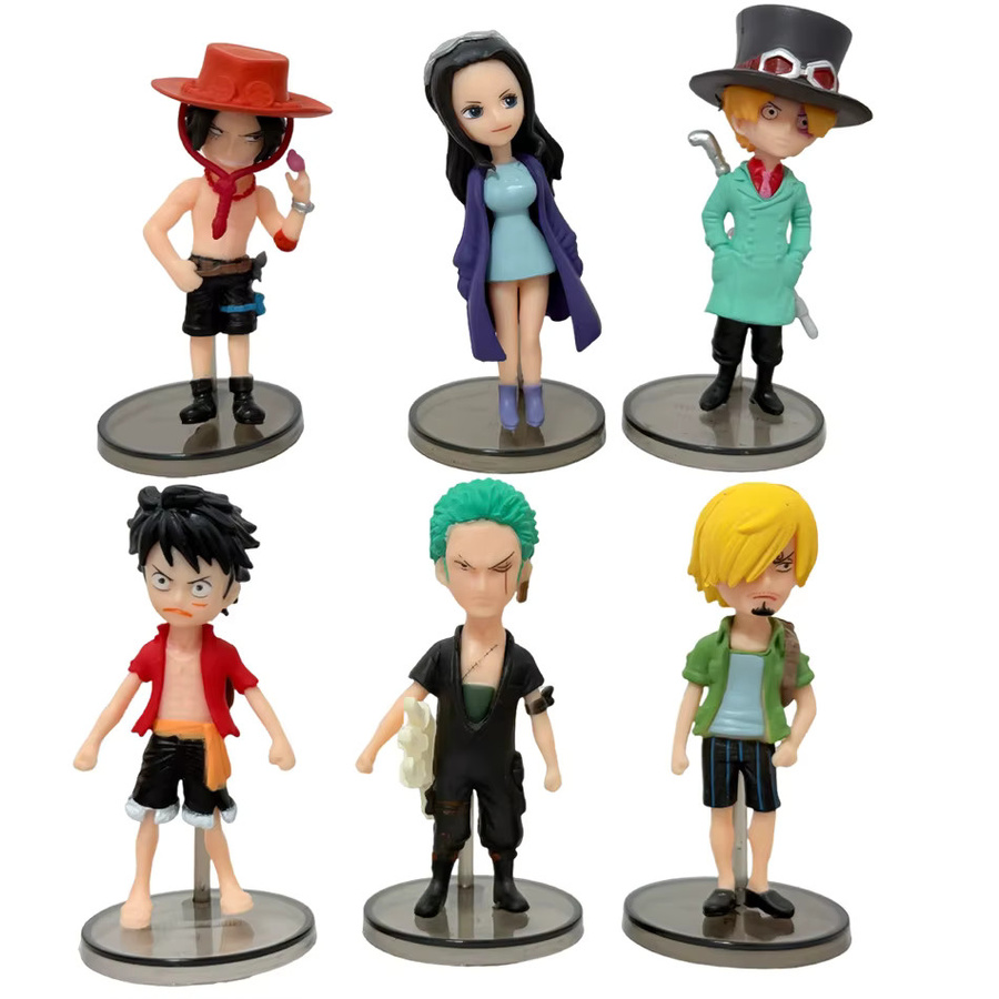 Bandai One Piece Anime-Figuren, 6-teiliges Set, Actionfiguren - Bild 3