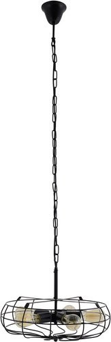 Näve Pendelleuchte aus Metall in Schwarz, rund, E27, Durchmesser: 40 cm, Höhe: 47,5 cm, Kabellänge: 150 cm - Bild 1