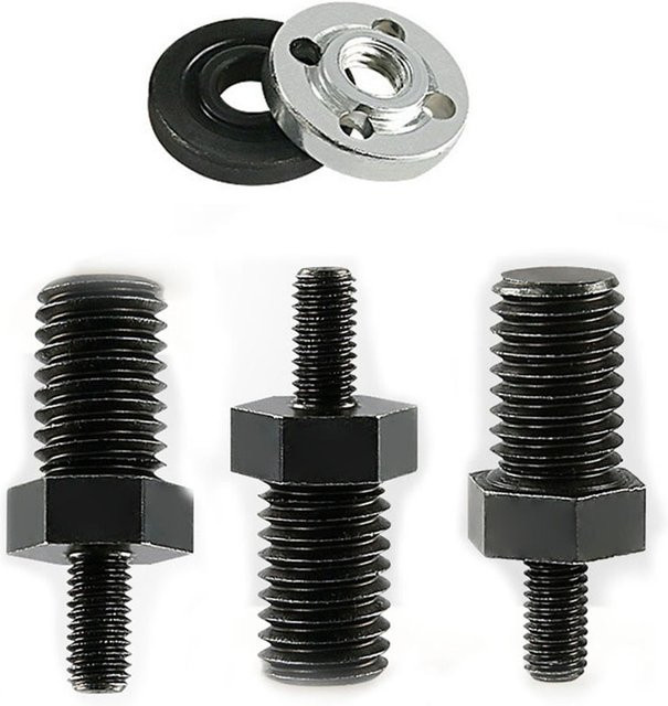 VIBRATITE Metall-Schleifadapterstange mit Druckplatte für Mini-Winkelschleifer, 5 mm bis 10 mm - Bild 1