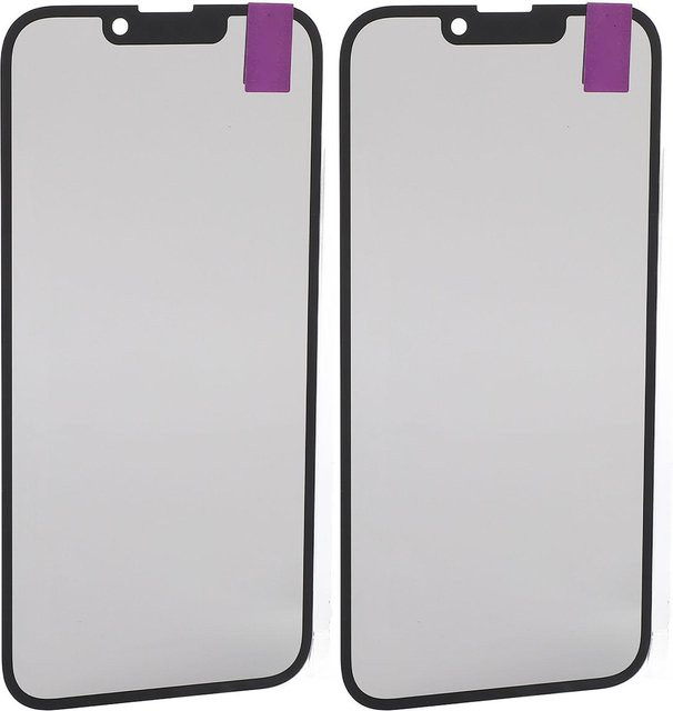 TOMTOP 2-teiliges Reparaturset für den vorderen äußeren Glasbildschirm von iOS 14 Telefonen mit OCA-Kleber in Transparent - Bild 1