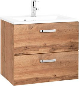 HELD MÖBEL Waschtisch Bologna in Braun und Multicolour, B/H/T: 60 x 54 x 47 cm - Bild 1
