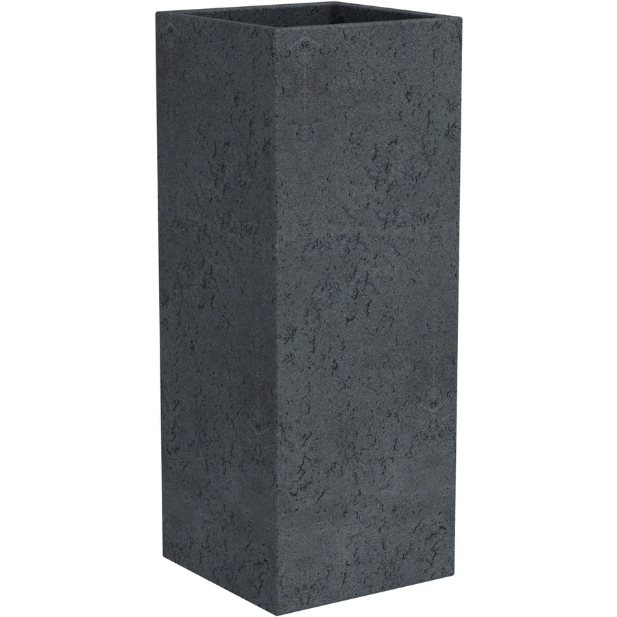 Scheurich Pflanzgefäß C-Cube High in Stony Black mit Durchmesser: 26 cm - Bild 2