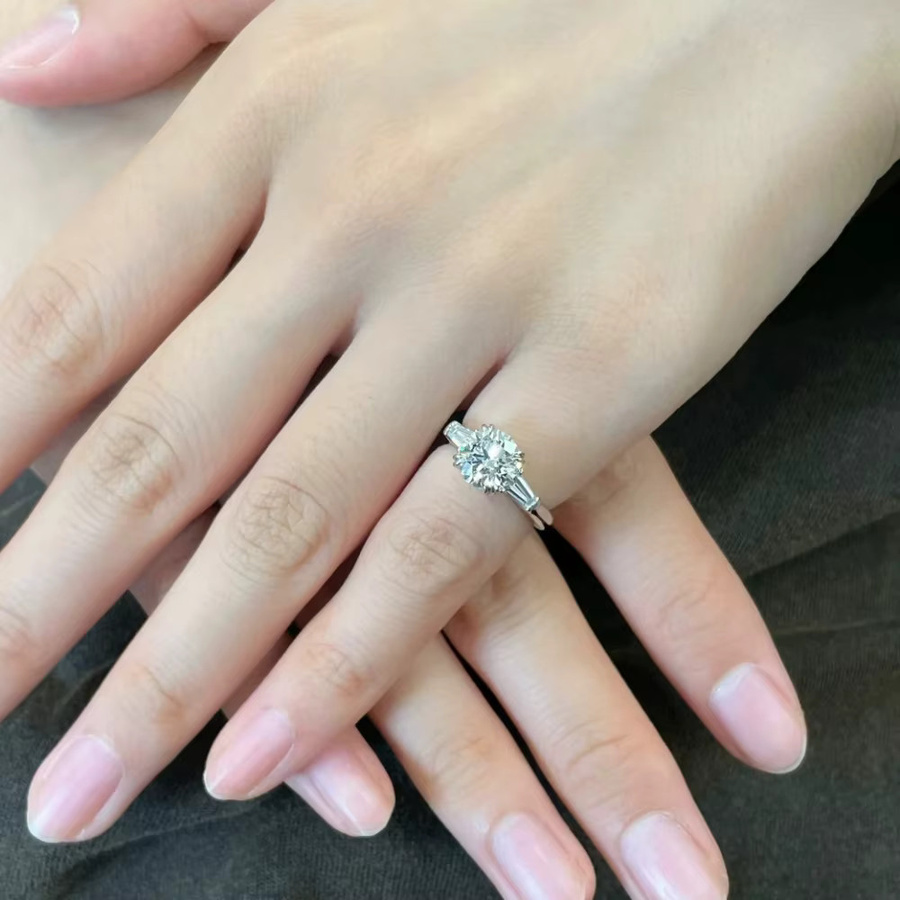 GXTRS Ring, 925 Silber, Moissanit, Damen - Bild 3