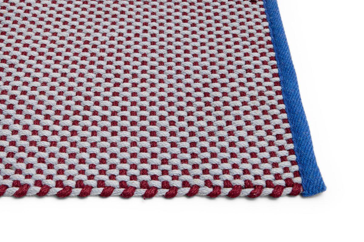 HAY 3 Colour Teppich in Multicolour und Grau aus Jute und Baumwolle mit Flachgewebe und Farbverlauf - Bild 2