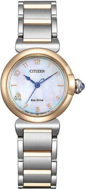 Citizen Damenuhr, Solar, Edelstahl, 26 mm, Weiß, 5 ATM - Bild 1