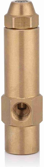 GoolRC Brennerdüse aus massivem Messing für Diesel, Schweröl und Altöl mit 2,0 mm Bohrungsdurchmesser in Gold - Bild 1
