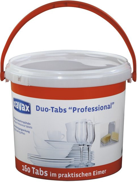 XavaX 2-Phasen-Profi-Tabs für Geschirrspülmaschinen, 160 Stück - Bild 1
