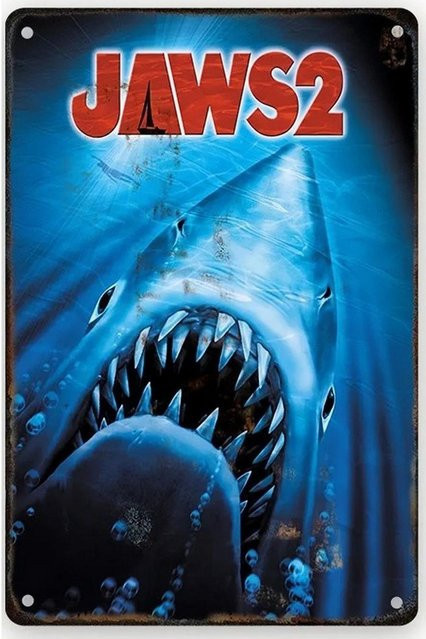 Retro Metall Blechschild Breaking Movie Wandkunst Poster von ZX ART, Blau, B: 30 cm, H: 20 cm - Bild 1