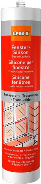 OBI Fenster-Silikon Transparent 310 ml - Bild 1