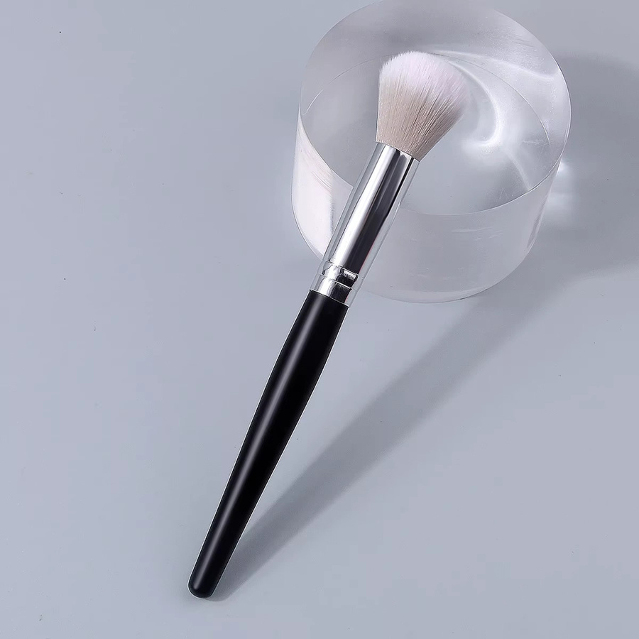 KOSSHOW Rouge-Make-up-Pinsel, synthetisches Haar, schwarz-silber - Bild 3