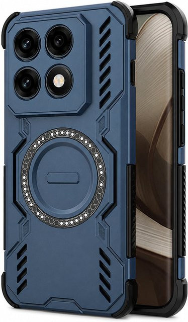 Techsuit ArmorMag MagSafe-Hülle für Motorola Edge 70 Pro, Blau - Bild 1