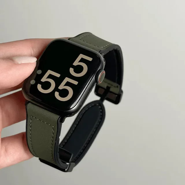 FancyWrist Uhrenarmband Leder, Schwarz, Unisex - Bild 1