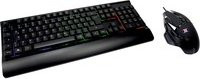 Inter-Tech KC-3000 Desktop-Set in Schwarz mit Multicolour-Beleuchtung und QWERTZ-Layout - Bild 1