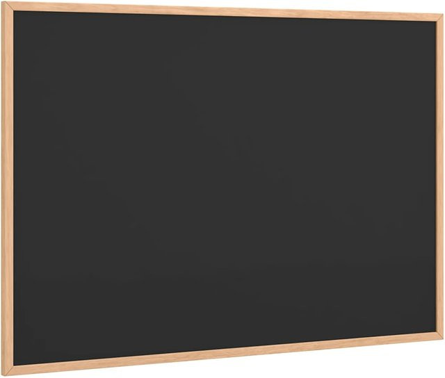 Yiwydaa Kreidetafel mit Massivholzrahmen in Schwarz, Breite: 80 cm, Höhe: 55 cm - Bild 1