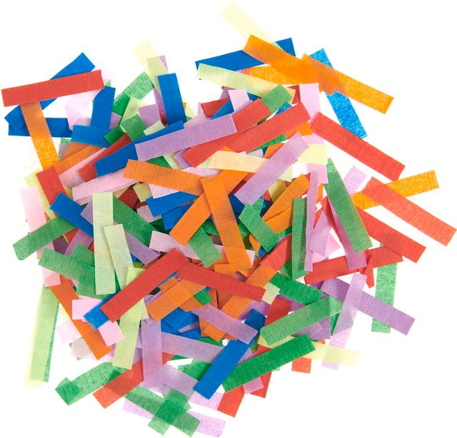 Rico Design Krepp-Konfetti Regenbogen Klassik Mix in Multicolour aus Papier - Bild 1