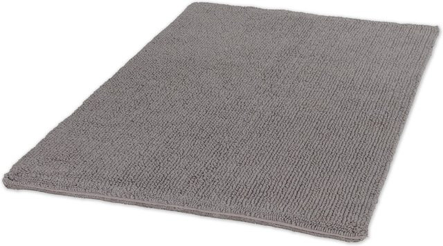 Schöner Wohnen Badteppich Bahamas aus Baumwolle, Hellgrau, B: 60 cm, T: 90 cm - Bild 1