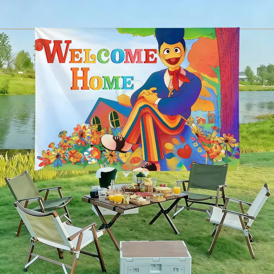 Warner Bros. Wally Darling Welcome Home Wanddeko Banner, Mehrfarbig, B x H: 40 x 60 cm - Bild 4
