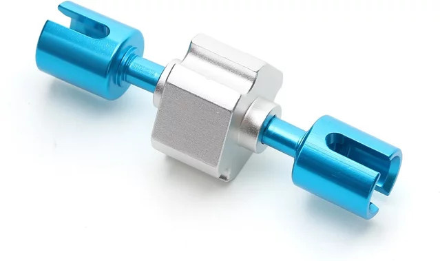 Tamiya Differential Locker Spool Joint Cup Set, Metall, Blau - Bild 1