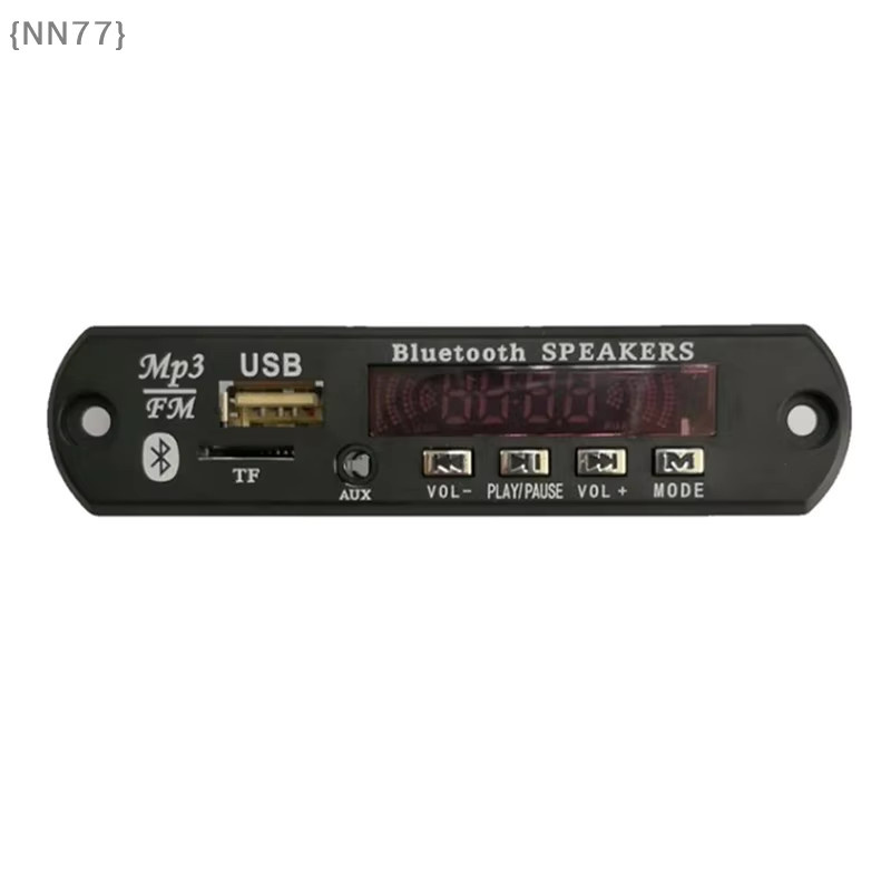 FEB-NN77 Bluetooth 5.0 MP3-Modul mit USB, TF, FM Radio und Fernbedienung in Schwarz - Bild 3