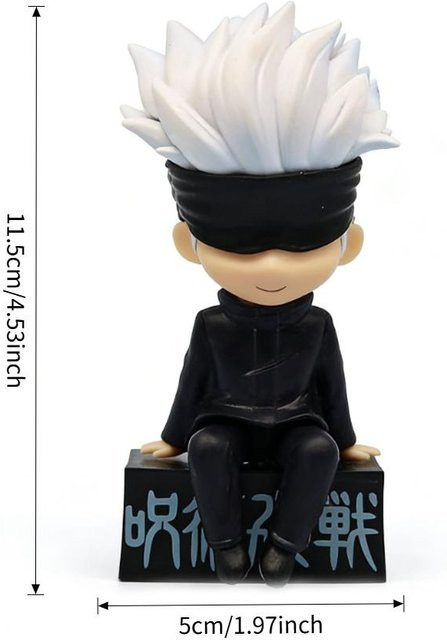 Jujutsu Kaisen Satoru Gojo Action Figur, Q Version Sitzen, ab 14 Jahren - Bild 1