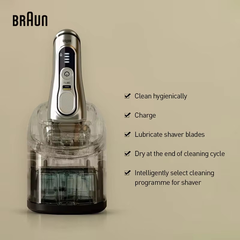 Braun Smart Care Center mit Lufttrocknung für Elektrorasierer S8/S9/S9Active/S9Pro/S9Pro+, Schwarz - Bild 3