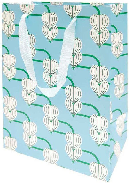 Rico Design Paper Poetry Geschenktüte Blumenknospen in Blau und Multicolour, B/T/H: 18 x 12 x 26 cm - Bild 1