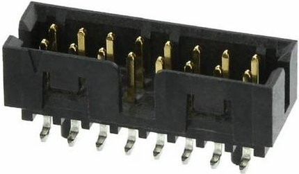 Molex Stiftleiste 878321623, Schwarz, 16 Pol, 2 Reihen, Rastermaß: 2,00 mm - Bild 1