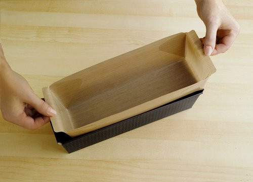 Maximex Antihaft-Backform-Zuschnitt 2-teilig in eckig und rund, braun, wiederverwendbar und spülmaschinengeeignet - Bild 1