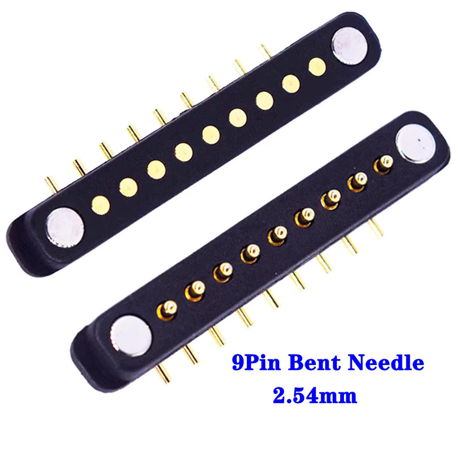 LAJQTAO Magnetischer Pogo-Pin-Stecker als DC-Magnetstecker in Schwarz, männlich und weiblich, mit verschiedenen Pin-Anzahl-Optionen und Abständen von 2,54 mm, 2,8 mm oder 4,0 mm - Bild 3