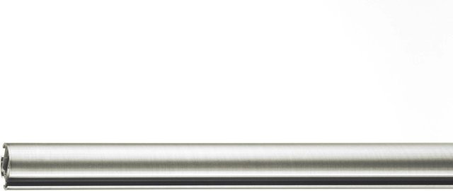 Mydeco Gardinenstange für Gleiter in Edelstahl-Optik, Farbe: Silber, Durchmesser: 2,5 cm, Länge: 160 cm - Bild 1