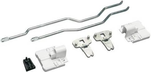 Hager FZ840N Universelle Schubstange für Schwenkhebelgriff in Silber, Höhe: 155 cm - Bild 1