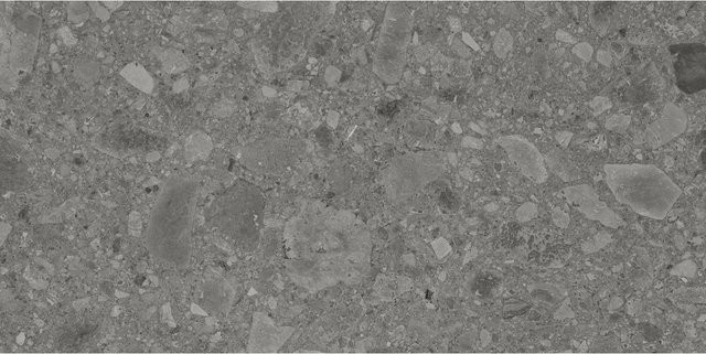 Bodenfliese Feinsteinzeug United Tile und Mosaic Riverstone grau in Steinoptik matt B: 60 cm, T: 30 cm - Bild 1