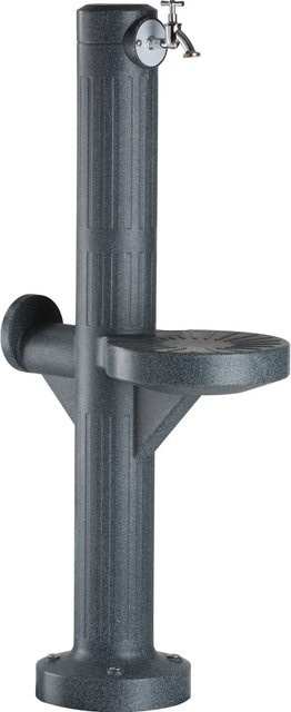 Arves Wasserzapfsäule Rewatec Premium in Schwarz aus Granit mit 1/2 Zoll Anschluss für die Aufputzmontage - Bild 1