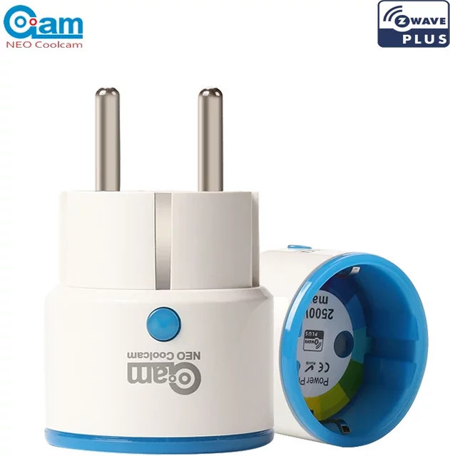 Coolcam Z-Wave Plus EU Smart Power Steckdose für Hausautomation in Weiß - Bild 1