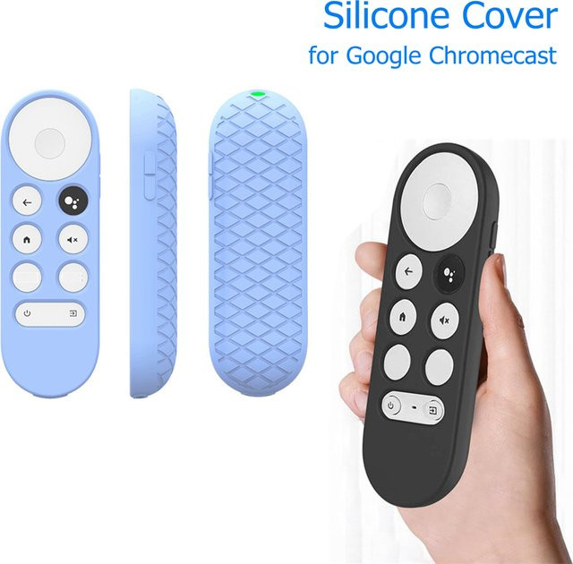 Silikonhülle für Google TV Voice Chromecast Fernbedienung Schutzhülle Zubehör - Bild 1