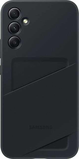 Samsung Galaxy A34 5G Handyhülle mit Kartenfach in Schwarz - Bild 1