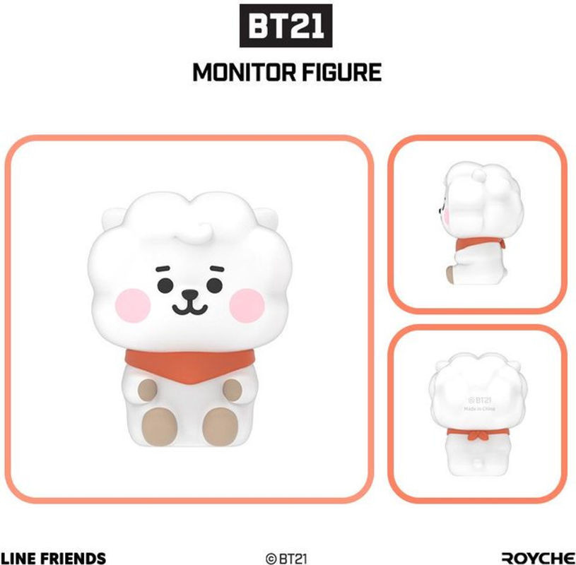 BT21 Babyphone Figur von Royche in Weiß aus Kunststoff zur Wandmontage - Bild 1