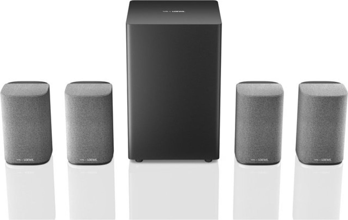 Loewe We. Boost 4.1.2 A/V-Lautsprechersystem mit Aktiv-Subwoofer in Ash Grey mit Bluetooth und HDMI - Bild 2